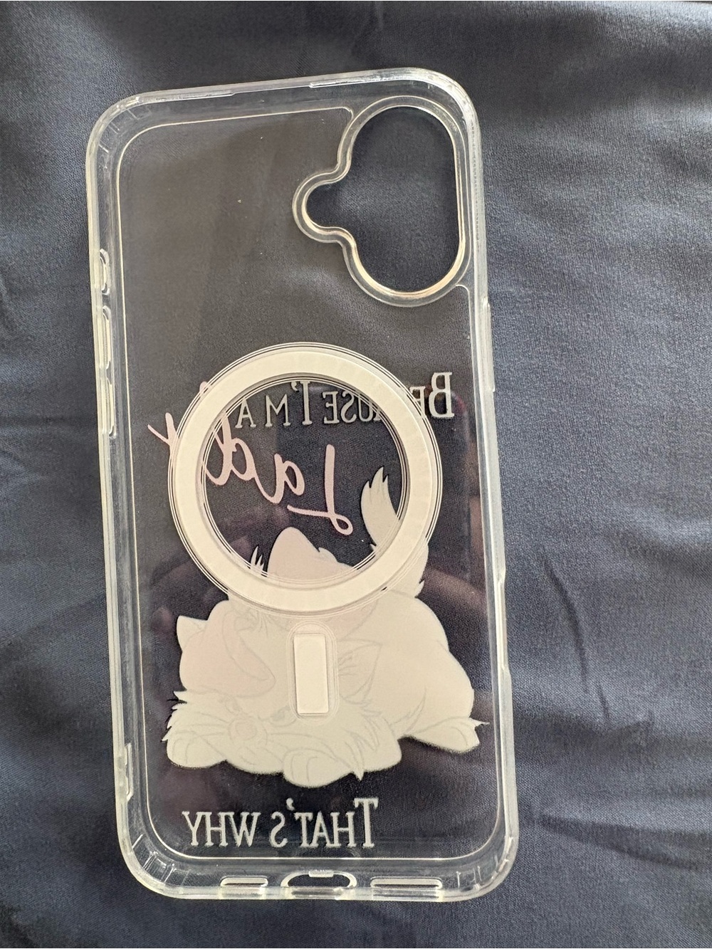 Marie Aristocrats Phone Case with Pink Accent - Because I'm a Lady - Picture 2 of 2